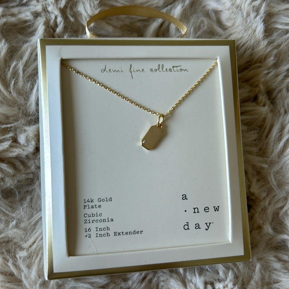A NEW DAY 14k Gold Plate Necklace